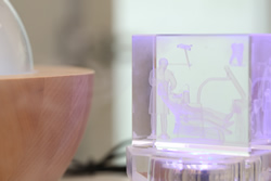 ガラスのオブジェ